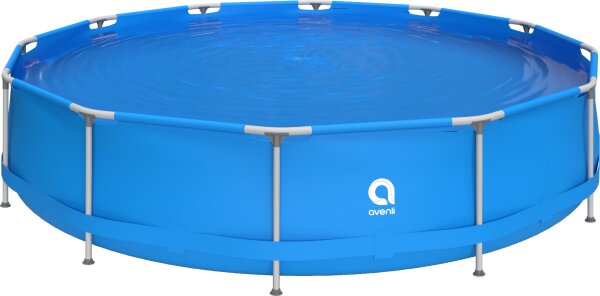 Avenli&reg; Frame Pool 420 x 84 cm, Aufstellpool rund, ohne Pumpe, blau