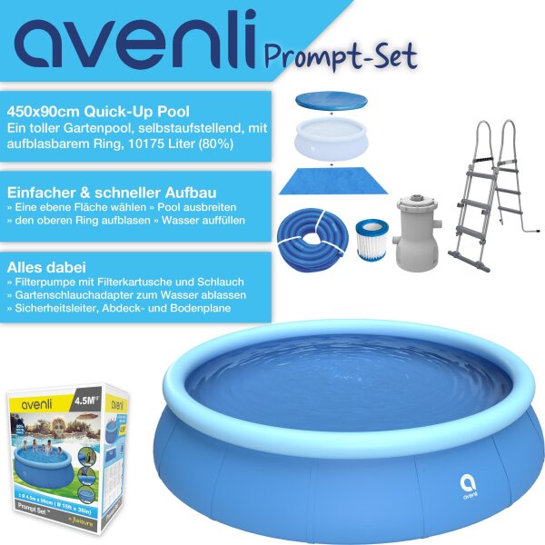 Avenli® Prompt 269,99 € Set™ Komplettset Pool-Stop.de, bei