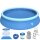 Avenli® Prompt Set™ Pool Komplettset Ø 450 x 90 cm mit Filterpumpe, Leiter, Bodenschutz und Abdeckung, blau