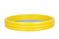 SunClub Planschbecken aufblasbarer 3-Ring Kids Pool Ø 122x25 cm, gelb