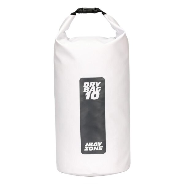 JBAY.ZONE Dry Bag für SUP, Kayak und Wassersport 10 Liter - weiß
