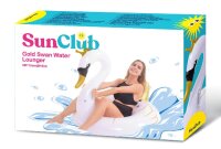 SunClub® Aufblasbarer Schwan, Schwimmtier Ø115