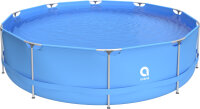 Avenli® Frame Pool 360 x 76 cm, Aufstellpool rund, ohne Pumpe,  blau