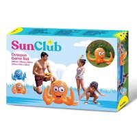 SunClub® Aufblasbares Tintenfisch Spiel Set, 95x95x56...