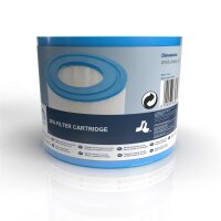 Avenli CleanPlus Spa Whirlpool Filterkartusche Papierfilter Größe Ø105mm x H80mm