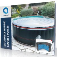 Avenli® CleanPlus™ Abdeckung Spa / Whirlpool Deckeleinsatz Ø165x25cm