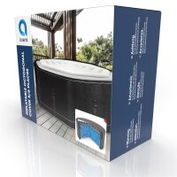 Avenli® CleanPlus™  aufblasbare Abdeckung Spa / Whirlpool Deckeleinsatz Aegean Ø155x25cm
