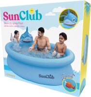 SunClub® Planschbecken 3D Wassersprühender Hai...