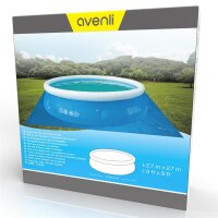 Avenli Bodenschutzplane / Unterlegfolie 270x270cm für Pools bis zu Ø 240-244 cm