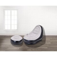 Avenli&reg; aufblasbarer Lounge Sessel mit Hocker 125x100x85  cm