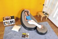 Avenli aufblasbarer Lounge Sessel mit Hocker 125x100x85  cm