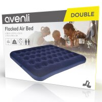 Avenli® aufblasbares Luftbett / Campingmatratze 191 x 137 x 22 cm