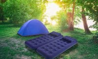 Avenli® aufblasbares 4 in 1 Luftbett Set / Campingmatratzen inklusive 2 Kissen 2 x 191 x 73 x 22 cm