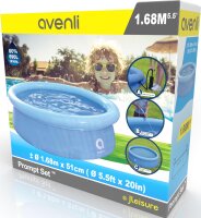 Avenli&reg; Prompt Set&trade; 168 x 51cm Pool, ohne Zubeh&ouml;r, blau