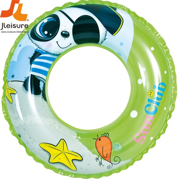 SunClub® Schwimmring Panda Ø 50 cm, 2-fach sortiert, gelb oder blau