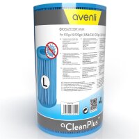Antibakterielle Avenli CleanPlus Filterkartusche Größe L 106mm x H203mm