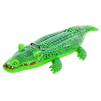 SunClub Aufblasbares Krokodil, Schwimmtier 142x68 cm
