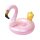 SunClub® Aufblasbarer Gold Flamingo, Schwimmtier Ø 115 cm