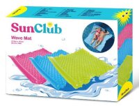 SunClub&reg; Wellen Doppel-Luftmatratze 218x183 cm, 3-farbig sortiert