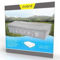 Avenli® Abdeckplane für rechteckige 300x207 cm Frame Pools