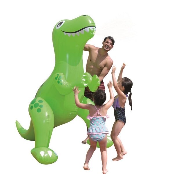SunClub® Wassersprühender Dinosaurier, 188x125x208 cm, Wasser-Sprinkler / Sprenger