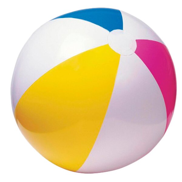 SunClub® Wasserball / Strandball aufblasbar "Nostalgie" Ø60 cm, mehrfarbig