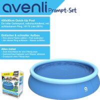 Avenli® Prompt Set™ Ø 450 x 90 cm Ersatzpool, ohne Zubehör, blau