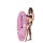 SunClub&reg; Surfboard / Bodyboard / Schwimmhilfe aufblasbar, 150x53 cm, pink