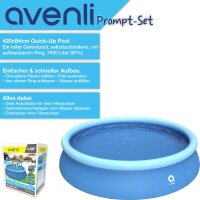 Avenli Prompt Set 420 x 84 cm Pool, ohne Zubehör, blau